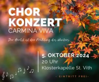  Chorkonzert Carmina Viva 05/10/2024 